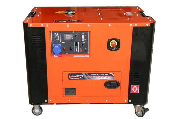 Máy phát điện chạy dầu VinaFarm VNPD-12000P1-ATS