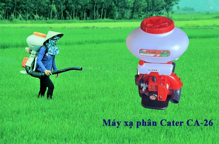 Máy xạ phân phun khử trùng phòng dịch Cater CA-26 được ứng vào trong nông nghiệp