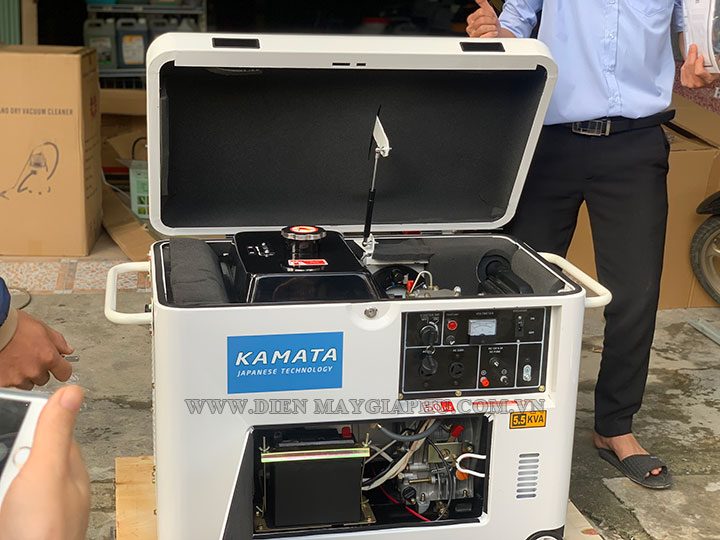 Thiết kế máy phát điện chạy dầu Kamata KVA55