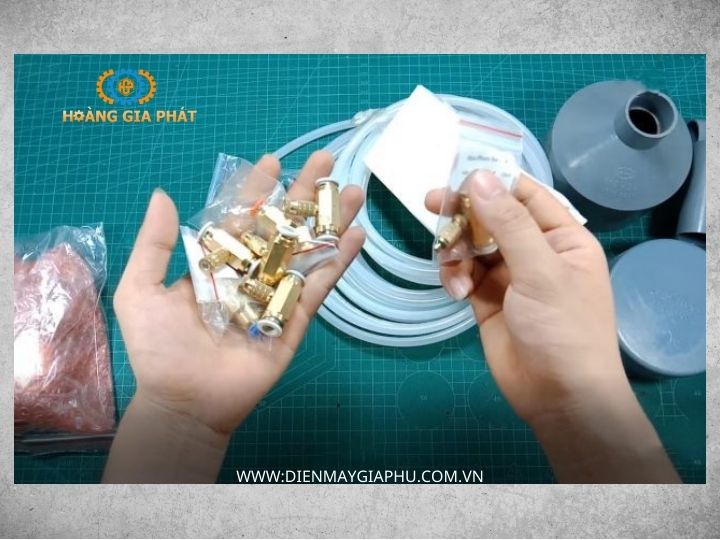 Bước 1 chế tạo bình chứa hóa chất