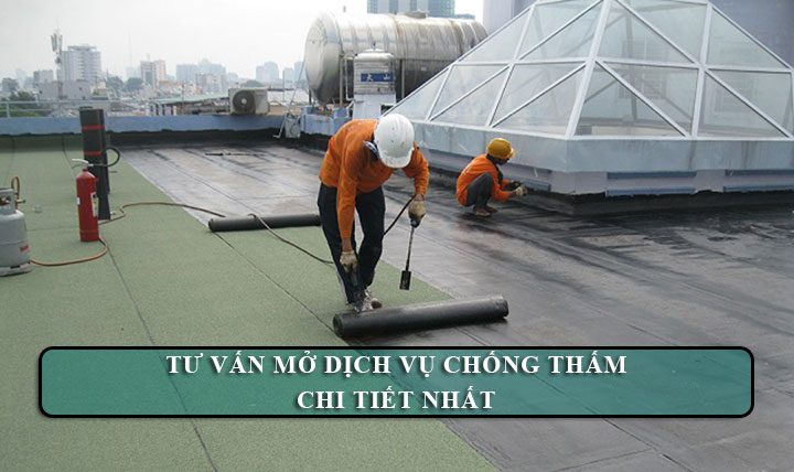 Dịch vụ tư vấn mở dịch vụ chống thấm