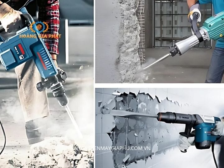 Sử dụng máy đục bê tông đúng kỹ thuật