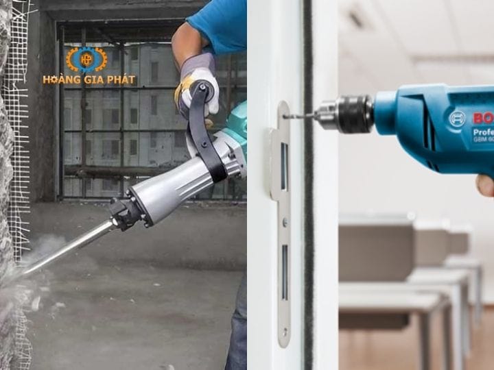 Hạn chế khi sử dụng máy đục để khoan bê tông