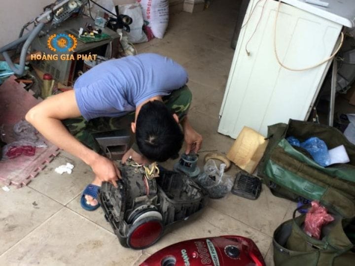 Sửa motor máy bị cháy