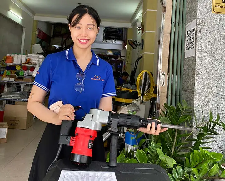 Máy đục bê tông cầm tay giá rẻ