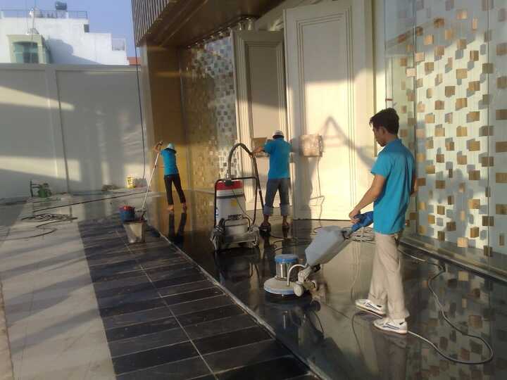 Cách sử dụng hóa chất đánh bóng đá hoa cương hiệu quả