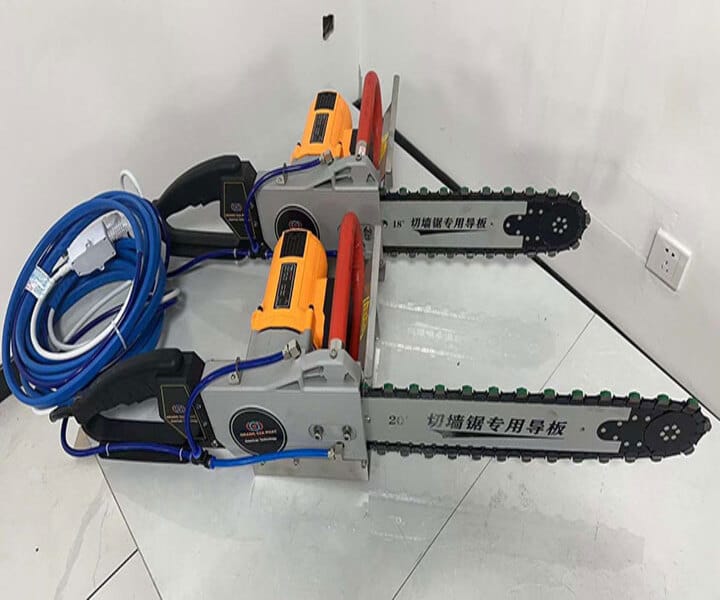 Những ưu điểm nổi bật của máy cưa xích cắt tường
