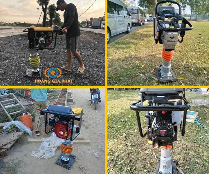 Máy đầm cóc dành chuyên cho việc đầm đất