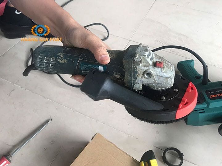 Chụp hút bụi máy mài cầm tay