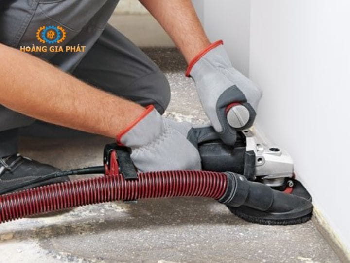 Lưu ý khi dùng chụp bảo vệ máy mài, chụp hút bụi máy cắt cầm tay tại Hậu Giang