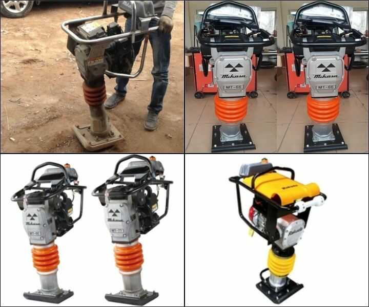 Những loại máy đầm cóc chạy bằng xăng
