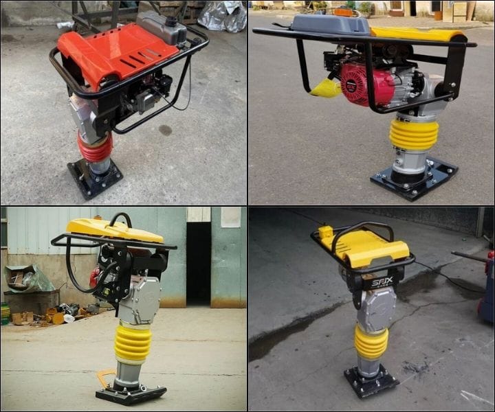 Máy đầm cóc có giá thành rẻ