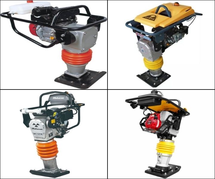 Các loại máy đầm cóc tại HGP