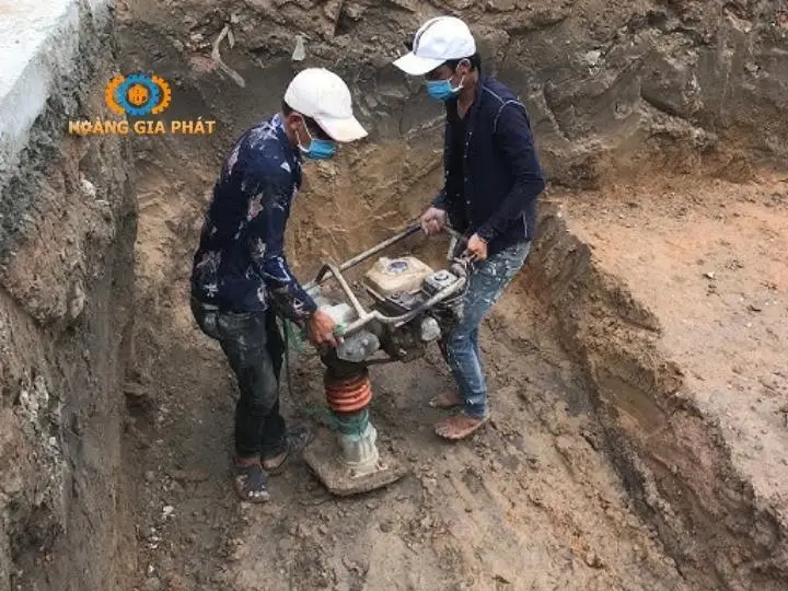 Máy đầm cóc tại Bình Định