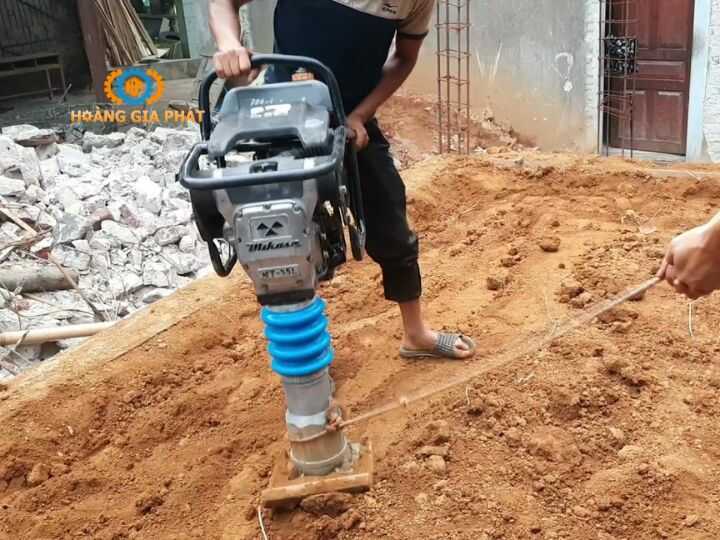 Máy đầm cóc tại Đồng Tháp chuyên đầm nền nhà