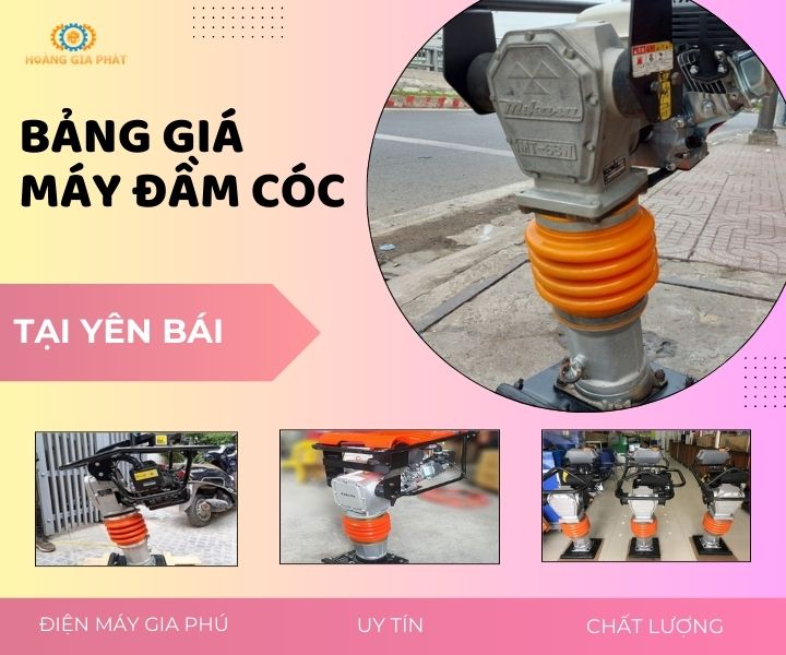 Máy đầm cóc tại Yên Bái