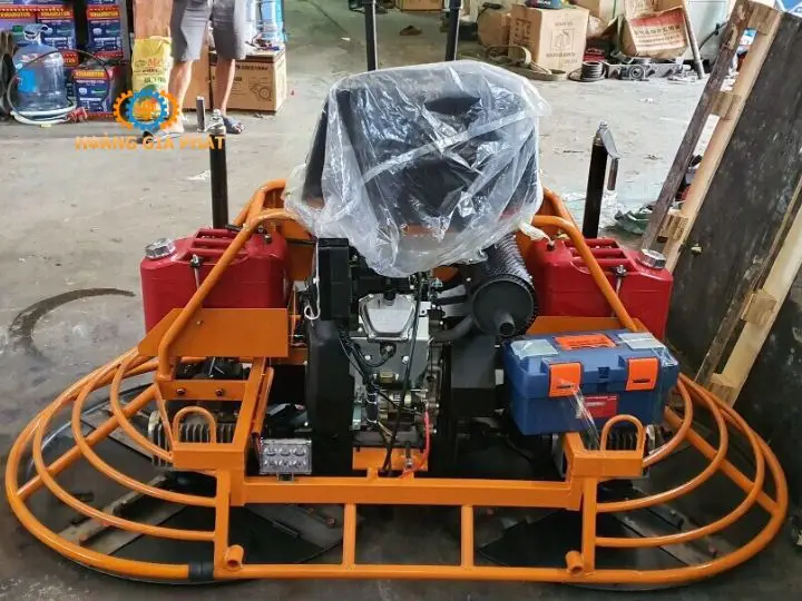 Máy xoa nền bê tông đôi