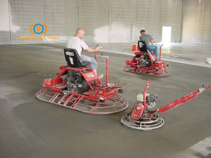 Hướng dẫn sử dụng máy xoa nền bê tông mini tại An Giang