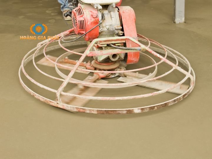 Sử dụng máy xoa nền bê tông trong các công trình dân dụng 