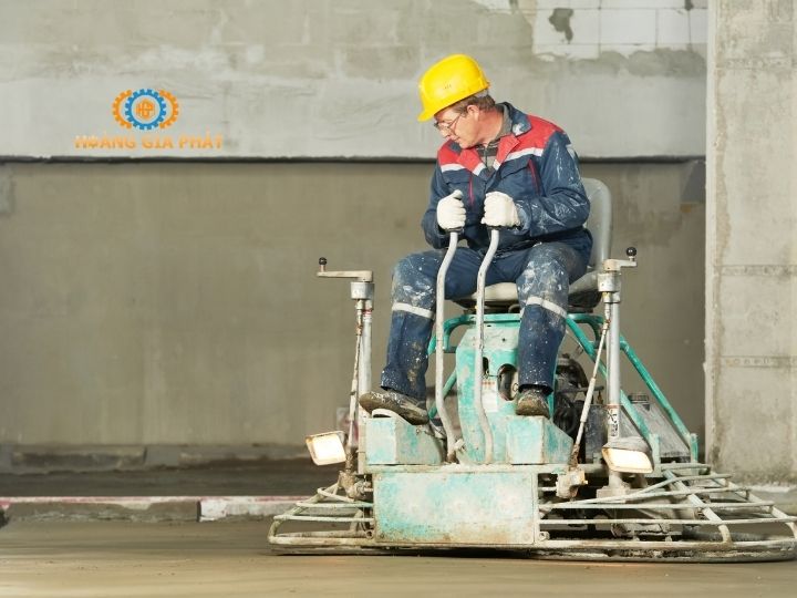 Thời gian và nguồn lực máy xoa nền bê tông 