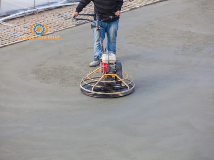 Máy xoa nền bê tông đơn