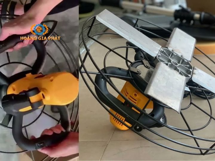 Máy xoa nền bê tông chạy điện