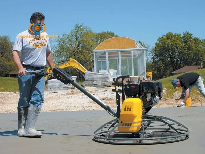 Cấu tạo máy xoa nền bê tông