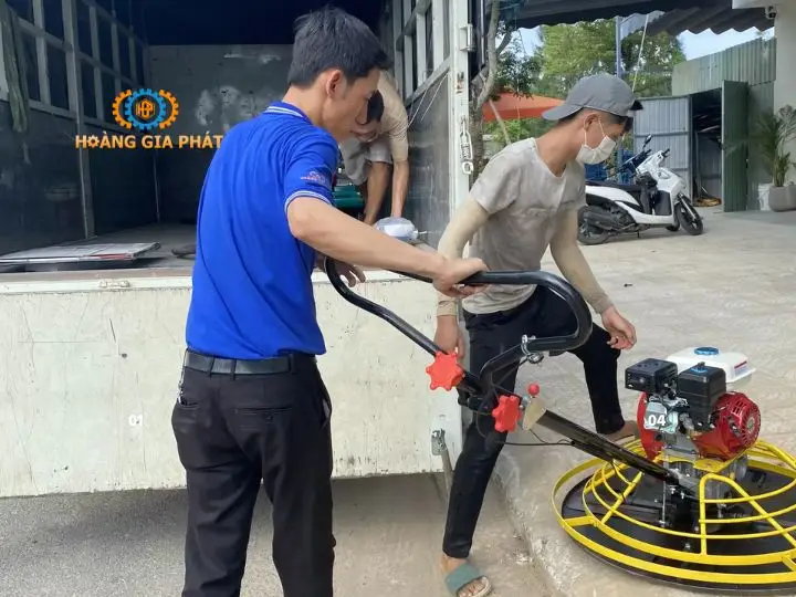 Thủ tục thuê máy xoa nền bê tông tại Hà Nội