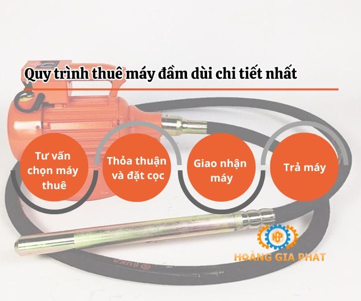 Quy trình thuê máy đầm dùi tại Hải Dương