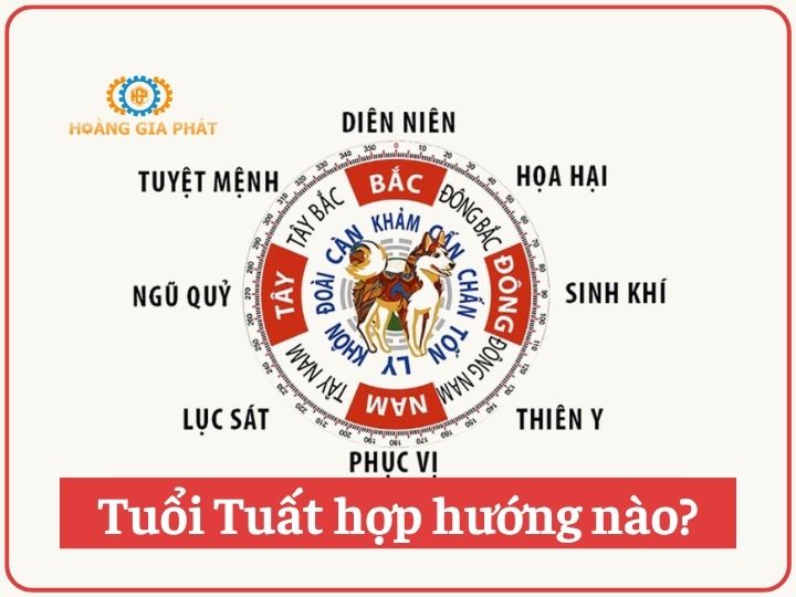 Tuổi Tuất hợp hướng nào? Hướng tốt theo từng mệnh chi tiết
