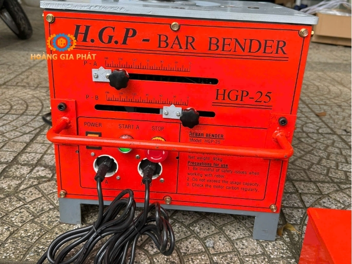 Hướng dẫn sử dụng máy uốn sắt HGP-25